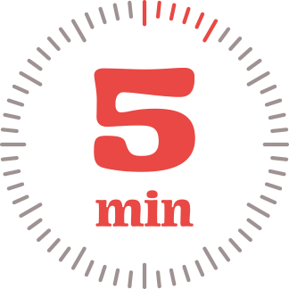 5 minút